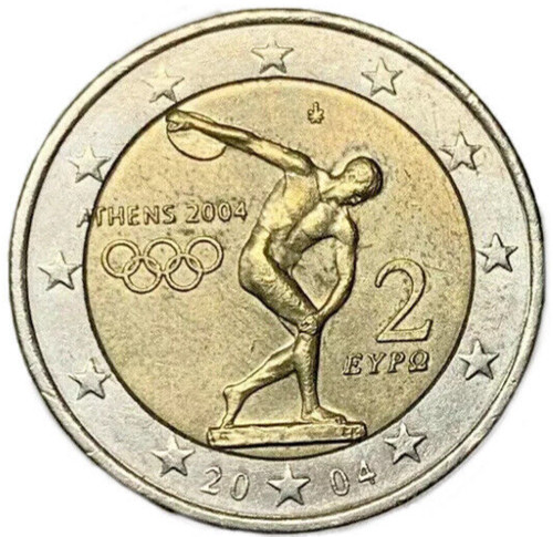 Euro commemorativa grecia - 2,