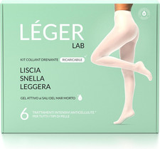 Kit Collant Drenanti Ricaricabili 6 Trattamenti Anticellulite - Gel Attivo Ai Sa