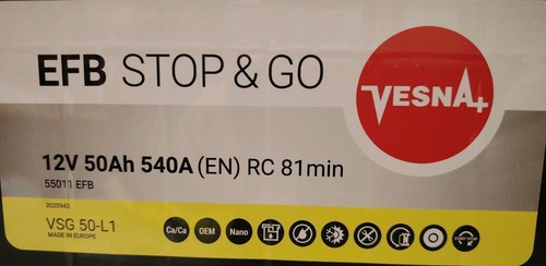 Batterie vesna vsg50 - vesna, vsg50-l1
