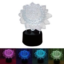  3 D Lampada Camera Letto