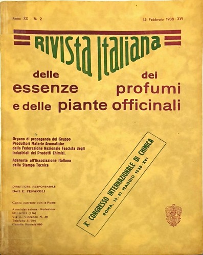 Rivista italiana delle essenze - italiana,