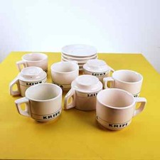 set 8 tazze e 4 piattini caffe krifi