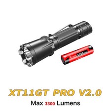 Torcia tattica a doppio interruttore Klarus XT11GT Pro V2.0 3300 lumen 