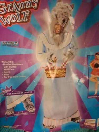 Costume lupo nonna - , cattivo