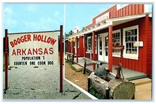c1960's Bogger Hollow Arkansas Harrison Arkansas AR doppia vista cartolina d'epoca