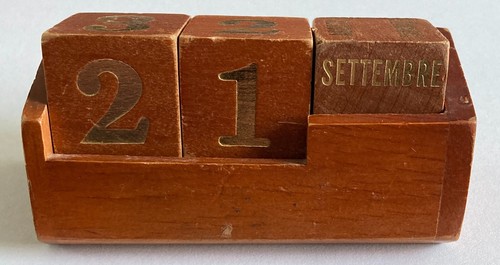 Calendario perpetuo legno - in,