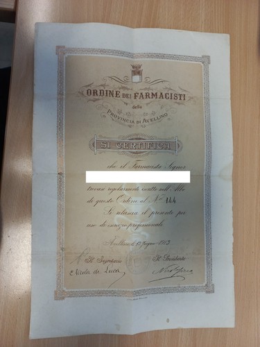 Diploma ordine dei - diploma,