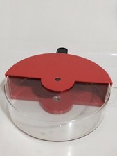 GUZZINI serie PAPILLON porta torta o porta piatti COLORE rosso