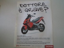 advertising Pubblicità 2005 DERBI GP1 50