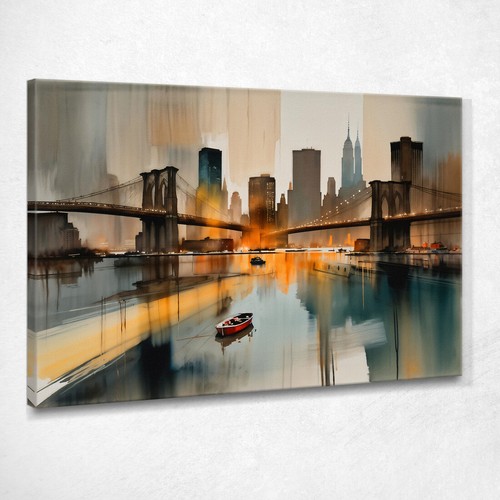 Quadro moderno città - quadro, astratto