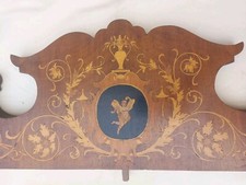 Fregio cornice In Legno Intarsiato SCOTTO GARASSINO Angioletto Decoro