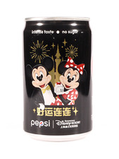 PRL) PEPSI LATTINA PEPSI COLA SHANGHAI DISNEY RESORT 200 ML TIN COKE LTD EDITION
