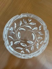 POSACENERE rotondo CRISTALLO reale RCR COME NUOVO - Opera. DA FONDO MAGAZZINO!