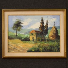 Quadro firmato paesaggio