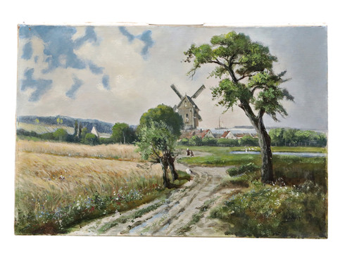 Quadro olio tela firmato - quadro,