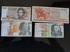 4 banconote europee  molto