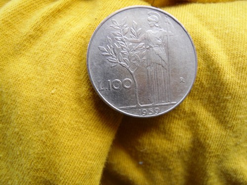 100 lire manete della vecchie - 100,