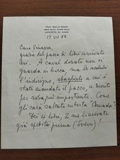 1988 LETTERA AUTOGRAFA FISICO
