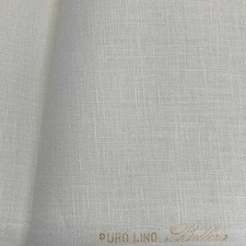 Tessuto Puro Lino Bellora 2000 180 Bianco 50 Cm 6713