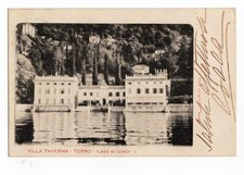 C001802  CARTOLINA  LAGO DI COMO  TORNO   VILLA TAVERNA  VG 1901