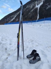 SCI fondo Salomon - tecnica classica - completo di scarponcini e bastoncini