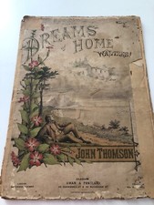 Vecchio spartito musicale Dereams of Home Waltzes John Thomson fine 800