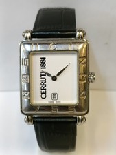 CERRUTI 1881 QUARTZ WHITE DIAL