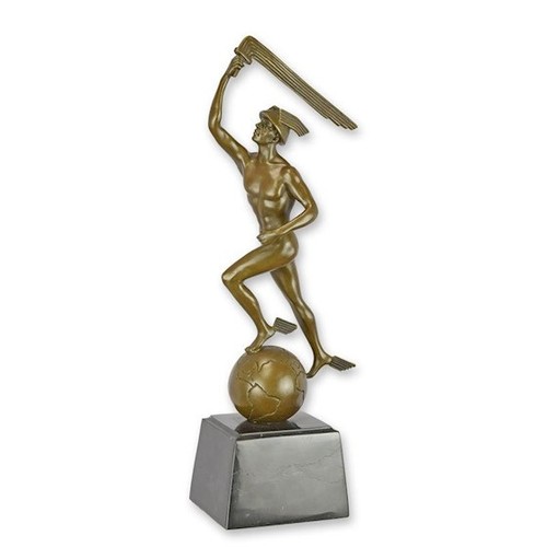 Scultura bronzo mercurio - in,