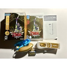 Legend of Zelda Skyward Sword Limited Edition w/Gold Remote and Nunchuck(Wii)NEW