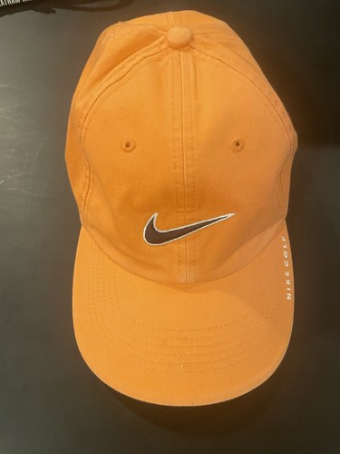 Nike golf cap arancione ricamo - cap,