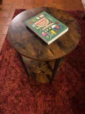 Tavolino Rotondo Stile Industriale per Soggiorno Salotto Ottimi Condizioni