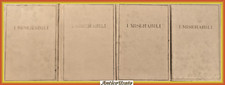 I MISERABILI di Victor Hugo 4 volumi completa editrice Bietti Libro romanzo