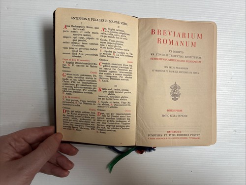 Breviarium romanum tomus - romanum,
