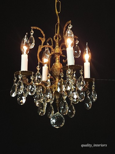 Lampadario antico bracci - lampadario, 4