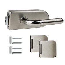 Serratura per porta in vetro