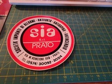 ADESIVO VINTAGE STICKER KLEBER SIA SOCIETA' IMPIANTI DI ALLARME PRATO 