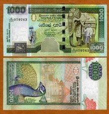 Sri Lanka, 1000 rupie