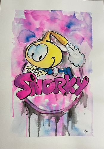 Disegno fatto mano in - mano,