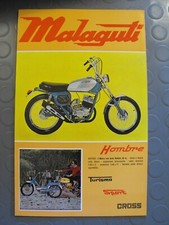 PROSPEKT BROCHURE DEPLIANT MALAGUTI EPOCA ANNI 70 RONCOBILACCIO CAVALCONE HOMBRE