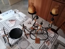 Portacandele E Ceneriera Artigianale