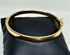 BRACCIALE DONNA ORO GIALLO  18K 750 MANETTA RIGIDO BRACELET OR JAUNE