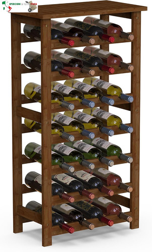 Cantinetta portavino legno - portavino, in