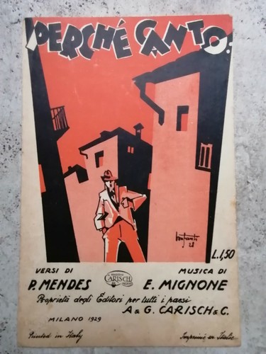 Antico spartito musicale - antico,