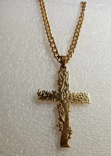 Collana con croce forma - con,