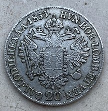 Impero Austro Ungarico Francesco I Imperatore 20 KREUZER 1833 B KREMNITZ Argento