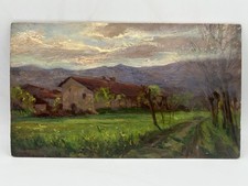 Dipinto olio su tavola quadro