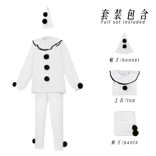 Cosplay joker pierrot clown - il,