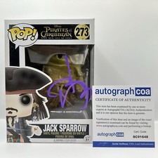 Johnny depp autograph - depp, pirates