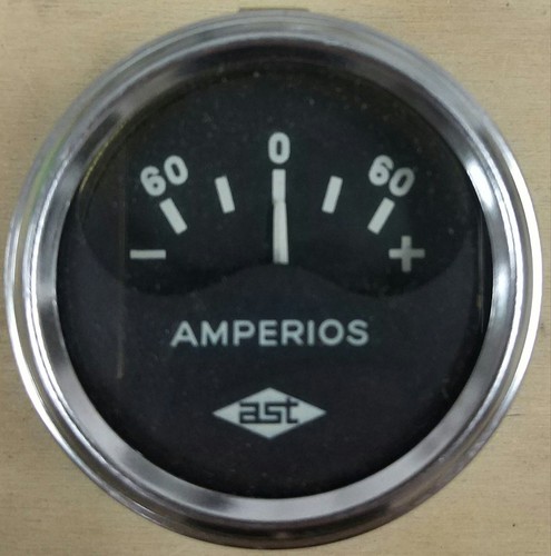 Amperometro nero ast mm - amperometro,