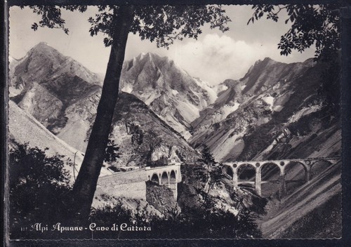 Cartolina alpi apuane cave - cave, di